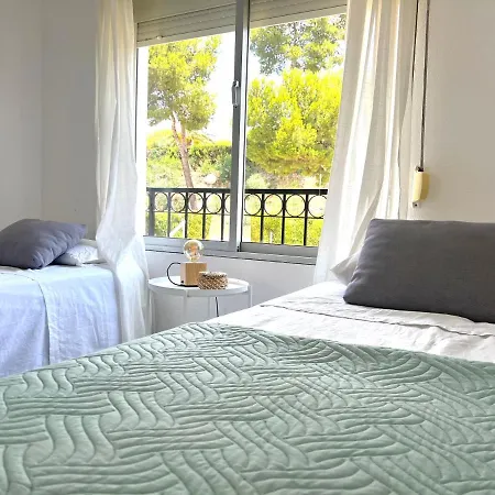 Bright With Amazing Terrace, Air, Overlooking The Garden And Sea, 2 Bedrooms, Sleeps 4, Swimming Pool And Gardens In A Very Quiet Area * La Cala De Mijas