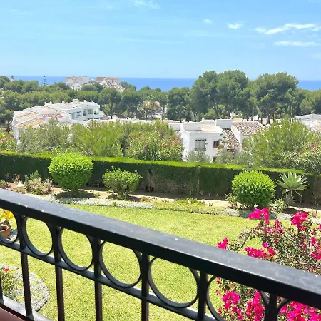 Bright With Amazing Terrace, Air, Overlooking The Garden And Sea, 2 Bedrooms, Sleeps 4, Swimming Pool And Gardens In A Very Quiet Area La Cala De Mijas