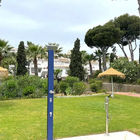 Bright With Amazing Terrace, Air, Overlooking The Garden And Sea, 2 Bedrooms, Sleeps 4, Swimming Pool And Gardens In A Very Quiet Area La Cala De Mijas